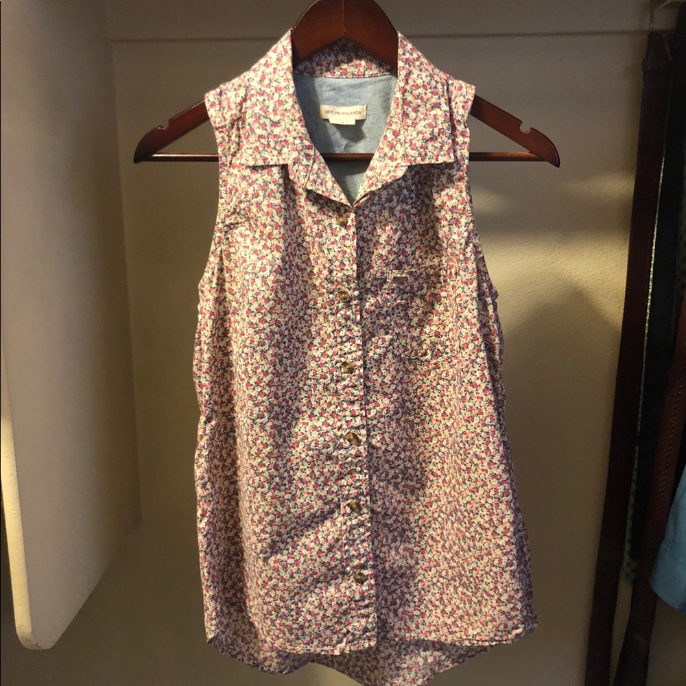 Obey Propaganda Short Sleeve Button Up